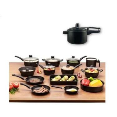 Imagem de Conjunto 13 Panelas Antiaderente Com Panela De Pressão 3Lt