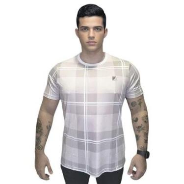 Imagem de Camiseta Fila Graphic Player F Masculina  - Bege G-Masculino