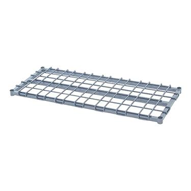 Imagem de Quantum 1836DSGY Prateleira Dunnage, 91 cm L x 45 cm P, capacidade de 680 kg, aço carbono, revestido com epóxi, cinza, NSF
