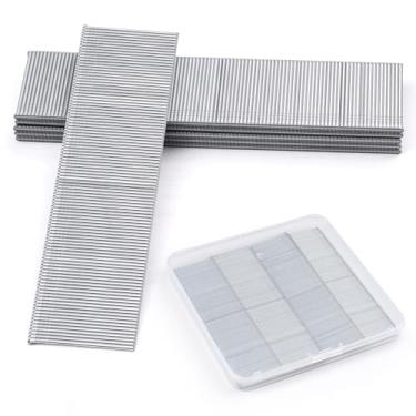 Imagem de Pregos Brad de calibre 18 1-1/4 polegadas (32 mm), 1000 peças galvanizadas 18 GA Brad Nails para pistola pneumática, elétrica Brad Nailer