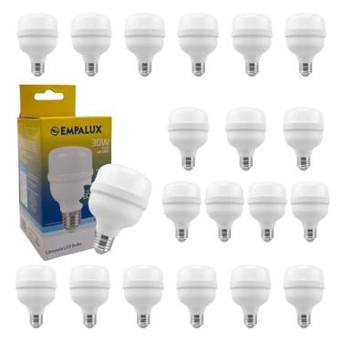 Imagem de Kit 20 Lâmpada Led Super Bulbo E27 30w Luz Branco Frio 6500k
