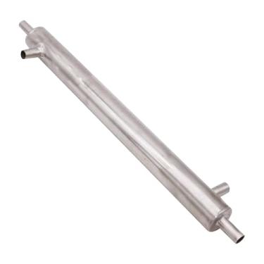 Imagem de IEUDNS Refrigerador de aço inoxidável para cervejaria, condensador para destilação, ideal para produção caseira de cerveja. Equipamento de refrigeração