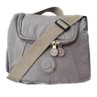 Imagem de Bolsa Térmica Feminina Masculina Lancheira Com Alça Porta Marmita Trabalho Escola(Cinza 1)