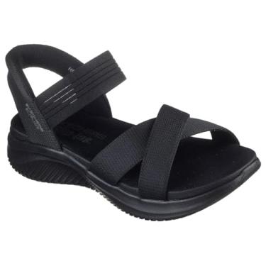 Imagem de Skechers Tênis feminino Ultra Flex 3.0 - Never Netter Hands Free Slip-ins, Preto/preto, 35