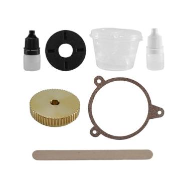 Imagem de ULZOZN Kit de engrenagem de bronze para reparo de farol dianteiro adequado para C5 Chevy Corvette 1997-2004, kit de ferramentas de substituição de engrenagem de ajuste, 1 conjunto