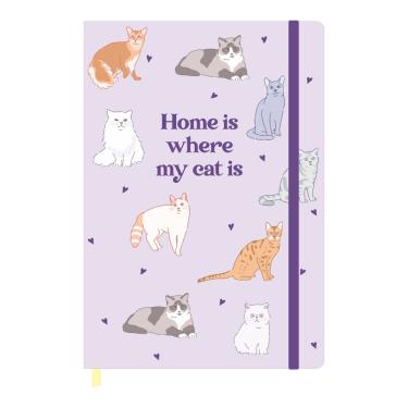 Imagem de Caderneta Estampada Sem Pauta Cats Redoma