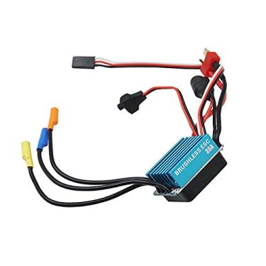 Imagem de U5GAAALPPQ9 Kit de ferramentas hidráulicas Mini 35A ESC sem escova com 5V/2A BEC para escavadeira hidráulica RC motor giratório duas vias controlador de velocidade peças manuais ferramentas