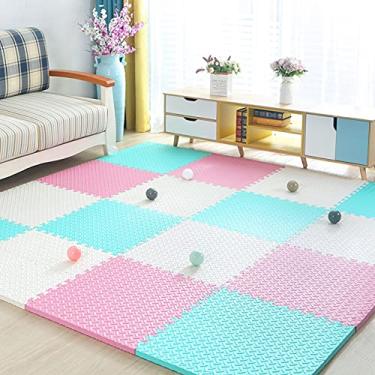 Imagem de Tapete para juntas de canto infantil 60 * 60 * 2,5 * 4 tapete de piso para prevenção de arranhões Tapete de almofada (cor 14 30 * 30 * 2,5 * 16)