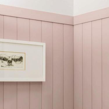 Imagem de Revestimento De Parede Shiplap Ripado Vinilico 125x100cm - Revyl, Pink