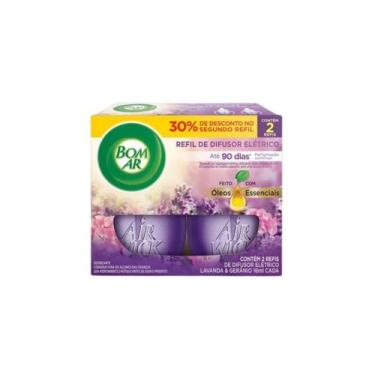 Imagem de 2 Refil Difusor Elétrico Lavanda Air Wick Bom Ar 16ml