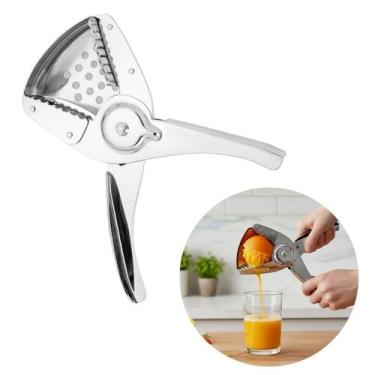 Imagem de Espremedor Manual Limão Laranja Cítricos Inox Tempero Prana