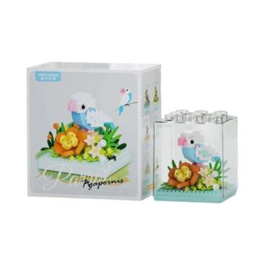 Imagem de Blocos De Montar Papagaio Kawaii: Brinquedo Educacional Criativo Para 