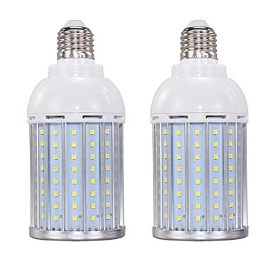Imagem de Lâmpadas LED de milho E27 de 30 W (pacote com 2) - 108 LEDs 5730 SMD 2700 lúmens COB lâmpada ultra brilhante branca quente 3000K equivalente a 240 watts equivalente para quintal, área grande ao ar