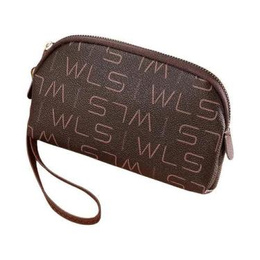 Imagem de Bolsa De Mão Feminina De Grande Capacidade Com Design Geométrico E Let