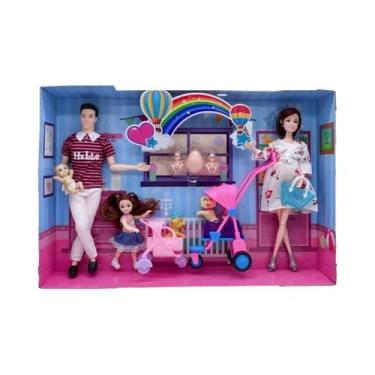Imagem de Conjunto De Brinquedos Artesanais Para Bonecas, Para Meninas, Mamãe Gr
