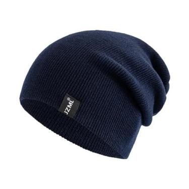 Imagem de Gorro De Inverno Tricotado Unissex Em Várias Cores Com Etiqueta Decora