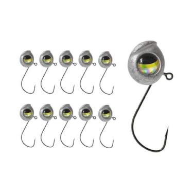 Imagem de Anzóis Jig Head Big Eyes 10un. Mustad 2.5g 3.5g 5g Para Isca Artificia