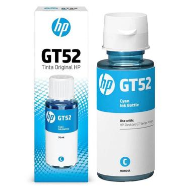Imagem de Refil De Tinta Hp Gt52, Ciano, 70ml - M0h54al