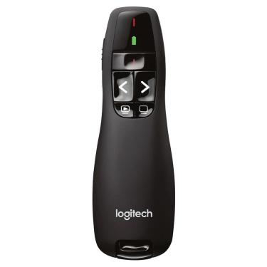 Imagem de Apresentador Sem Fio Logitech R400, Laser Pointer Vermelho, Conexão Usb, Pilha Inclusa - 910-001354