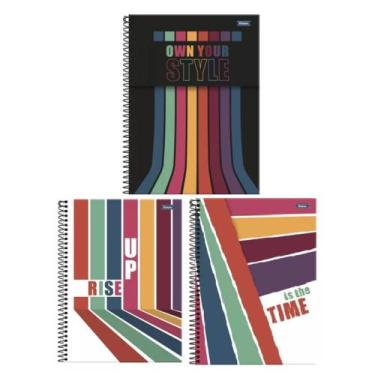Imagem de Caderno Escolar Universitário Espiral 80 Folhas Powerful - Foroni