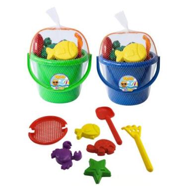 Imagem de Baldinho de Praia Brinquedos Verão Piscina Areia Simo Toys