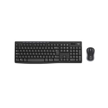 Imagem de Kit Teclado e Mouse Logitech MK270 sem Fio Multimídia Preto
