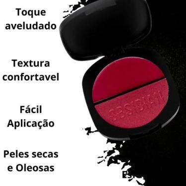 Imagem de Blush duo gemini obsidian blush cremoso 0g06 (hb 1000-6) - ruby rose