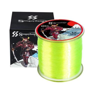 Imagem de Linha De Pesca De Nylon Super Forte Sougayilang 7-38lb 500M Com Revest