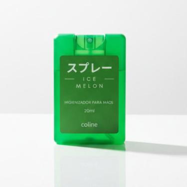 Imagem de Kit 3 Higienizadores De Mãos Coline 20ml Aromas Suaves, Ice Melon