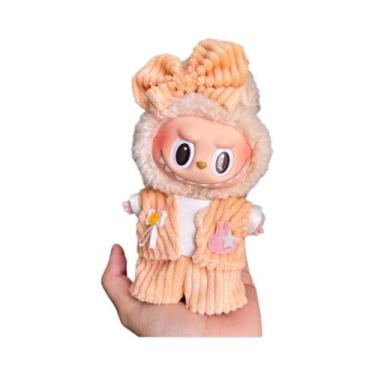 Imagem de Conjunto Casual De Roupa E Acessórios Estilosos Labubu De 17cm Para Cr