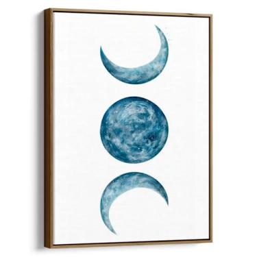 Imagem de Quadro decorativo Fases da Lua Abstrato - Art Canvas, 200 x 130 cm, Ta