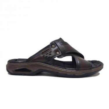 Imagem de Chinelo Em Couro Masculino Pegada 133236-Masculino