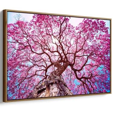 Imagem de Quadro decorativo Ipê Rosa - Art Canvas, 180 x 120 cm, Tabaco