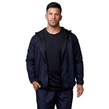 Imagem de Jaqueta Corta Vento Forrada Blusa Masculino Agasalho Esporte Com Capuz-Masculino