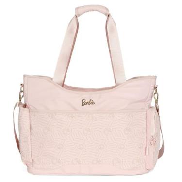 Imagem de Bolsa Maternidade Menina Sacola Mamãe Bebê Original Barbie, Rosa