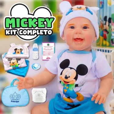 Imagem de Boneca Bebê Reborn Realista Original Silicone Maize com Bolsa Pode Dar