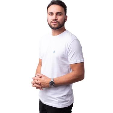 Imagem de Camiseta Básica Algodão Manga Curta Branca RALPH LAUREN