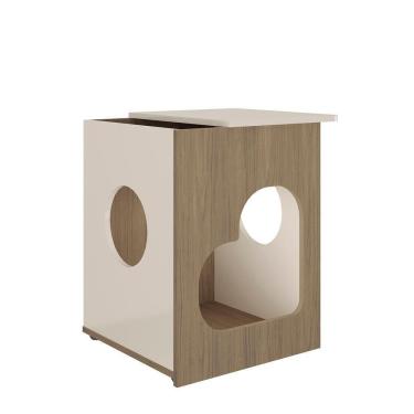 Imagem de Mesa De Apoio Retangular Para Pet Off White