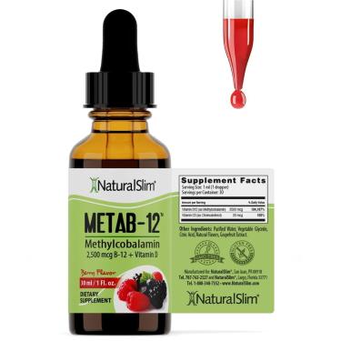 Imagem de Suplemento Naturalslim Metab-12 Vitamina B12 Líquida 2500Mcg-Unissex