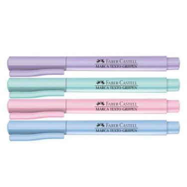 Imagem de Marca Texto Tons Pastel Sortidos Faber Castell - papelaria material es