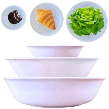 Imagem de Kit 3 Tigelas Bowl Melamina 200ml 670ml 950ml Saladeira - Best
