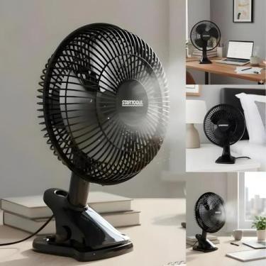 Imagem de Ventilador Mesa 25w Silencioso 33cm Potente Oscilante 33 Cm 60 Sortido