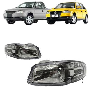 Imagem de Farol Gol Parati Saveiro G4 2005 A 2008 Cromado Arteb Esquerdo, Gol Pa