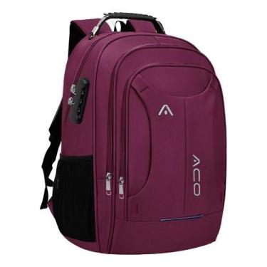 Imagem de Mochila Bolsa Masculina Feminina Notebook Anti Furto Resistente A Agua