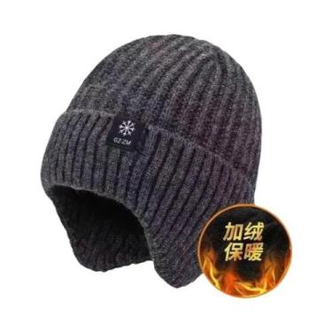 Imagem de Gorro De Inverno Quente Para Homens E Mulheres Com Forro De Fleece E P
