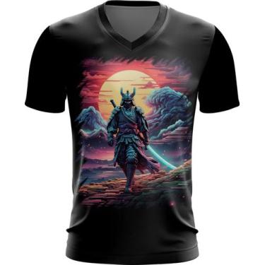 Imagem de Camiseta Gola V Samurai Ronin Sunset Sem Mestre 8 - Kasubeck Store®, G