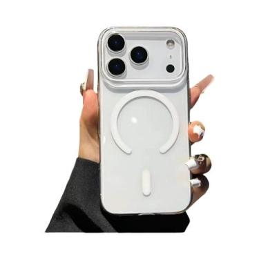 Imagem de Capa Magsafe Transparente HD Cristalina Para iPhone 17 16 15 pro Max 1