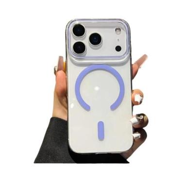 Imagem de Capa Magsafe Transparente HD Cristalina Para iPhone 17 16 15 pro Max 1