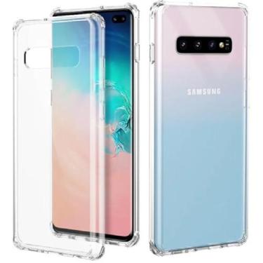 Imagem de Capa Capinha Case Anti Shock Transparente Samsung S10 Plus - Armyshiel