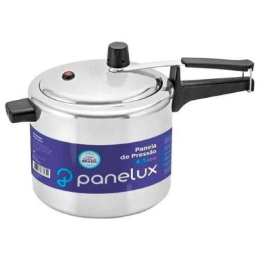 Imagem de Panela De Pressao 4,5L Aluminio Polido Alto Brilho Panelux